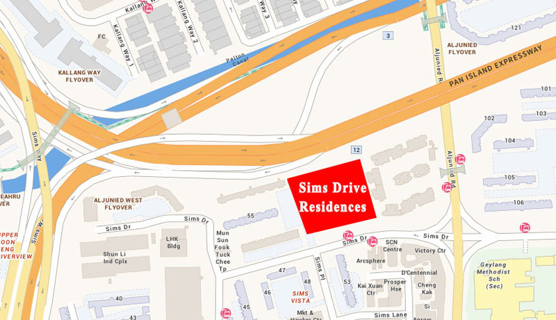 sims drive residences new launch